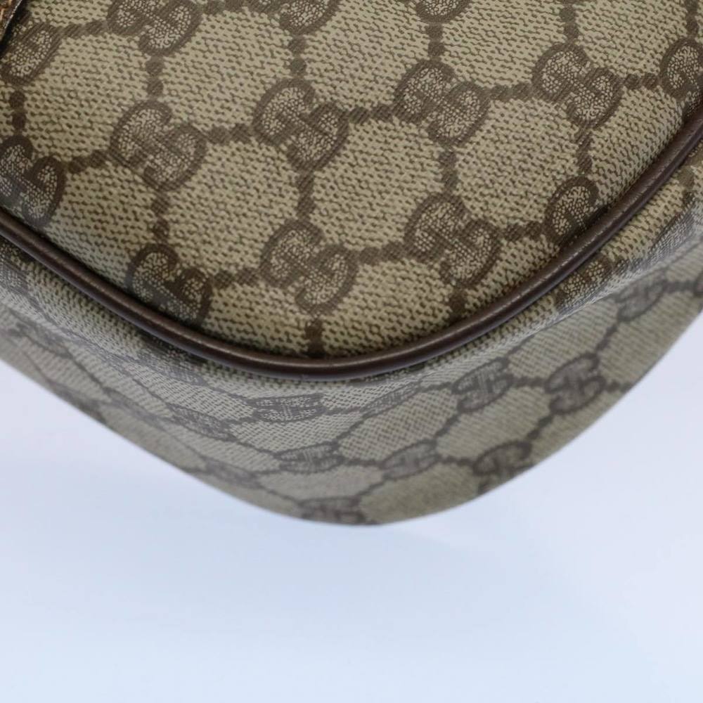 GUCCI GG Canvas Web Sherry Line Shoulder Bag Beige Red 89 02 032 Auth yk8711 - Picture 9 of 16